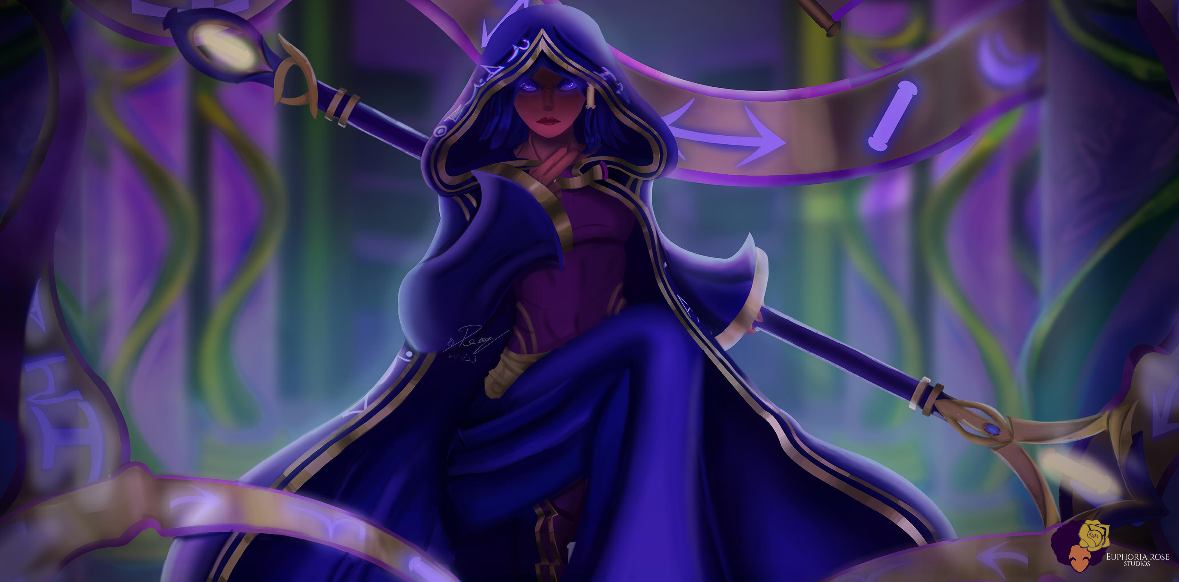 Euphoria Rose Studios - Ignite Hope Splash Art, Digital Illustration
